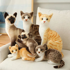 Soft Stuffed Cat Plush Decor Toy
