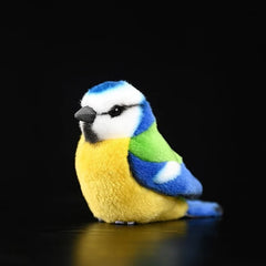 Blue and Yellow Bird Stuffed Plush Toy