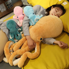 Colored Soft Stuffed Octopus Plush Toy