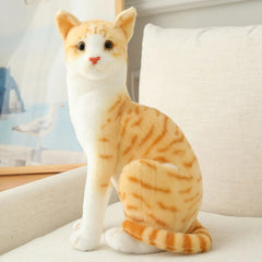 Soft Stuffed Cat Plush Decor Toy