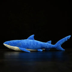 Blue Soft Stuffed Shark Plush Toy