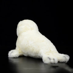 White Soft Stuffed Seal Pup Plush Toy