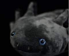 Black Axolotl Soft Stuffed Toy