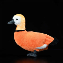 Orange-Brown Bird Soft Stuffed Plush Toy