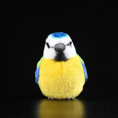 Blue and Yellow Bird Stuffed Plush Toy