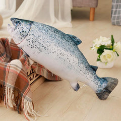 Salmon Soft Stuffed Plush Pillow Toy