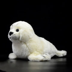 White Soft Stuffed Seal Pup Plush Toy