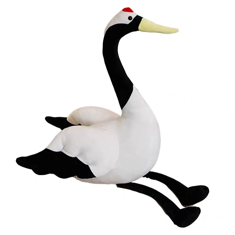 Soft Stuffed Long - Necked Bird Plush Toy