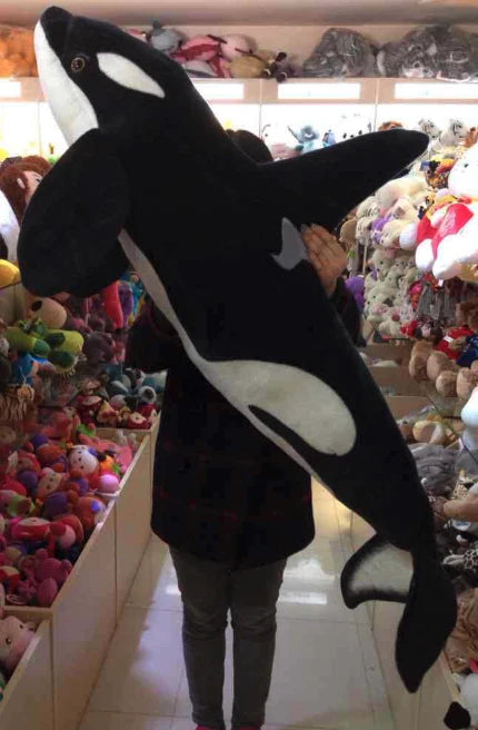 Full Size Killer Whale Soft Stuffed Plush Toy