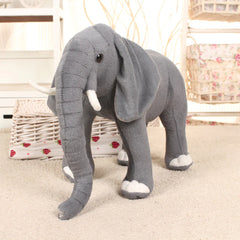 Large African Elephant Stuffed Plush Toy