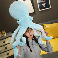 Colored Soft Stuffed Octopus Plush Toy