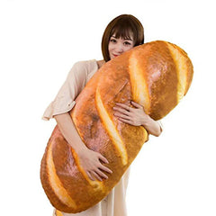 Large Bread-Shaped Soft Plush Cushion Pillow Toy